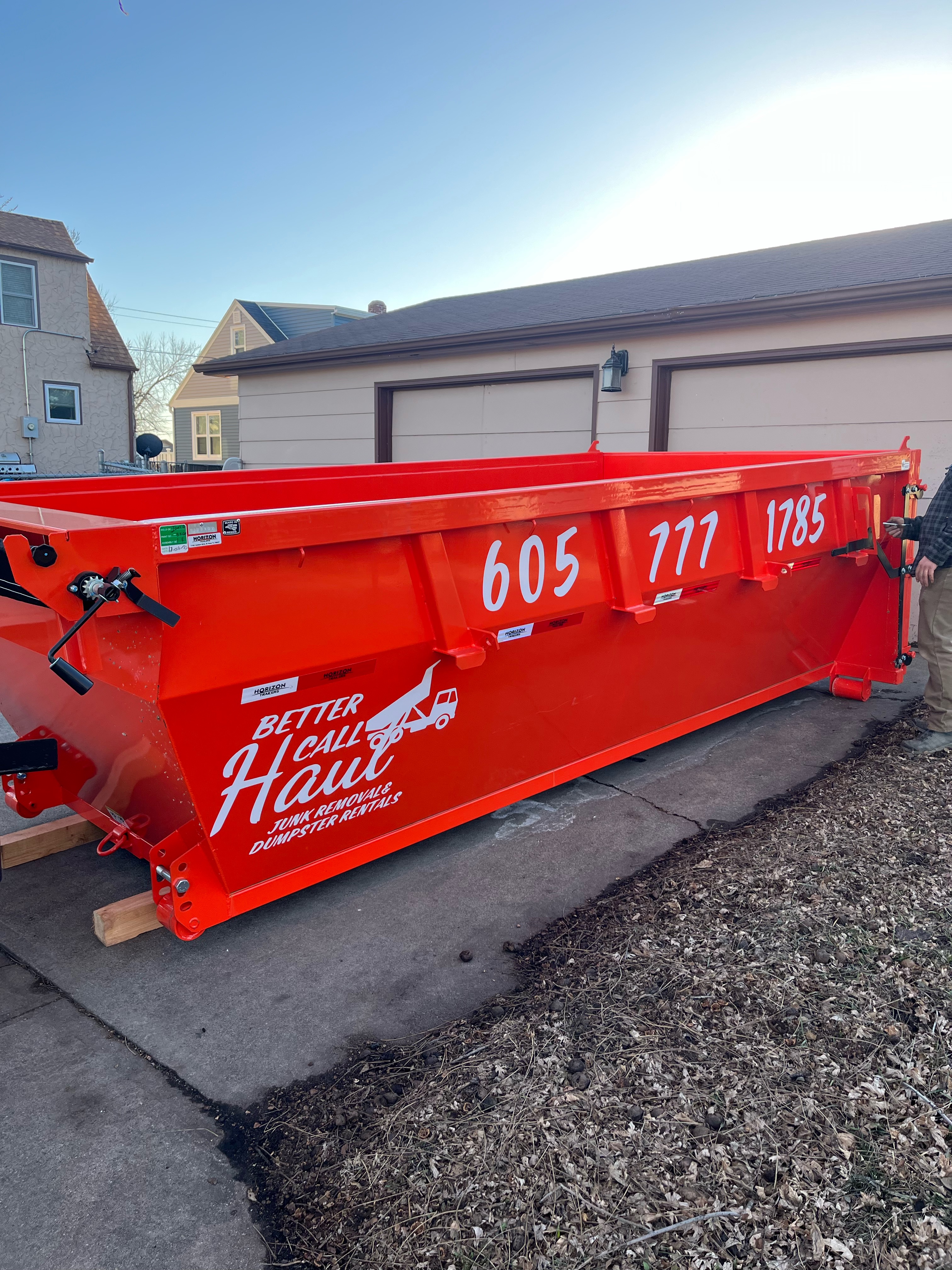 Better Call Haul dumpster rental